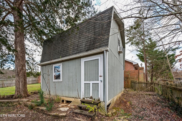 view of outbuilding