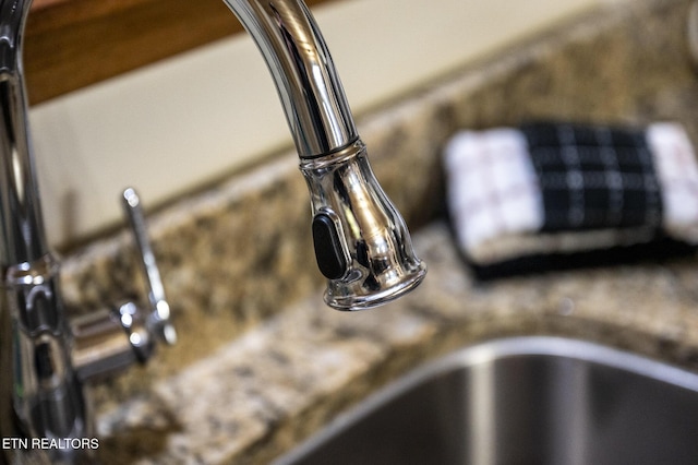 interior details featuring sink