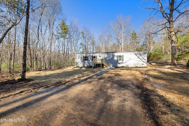 view of front of home