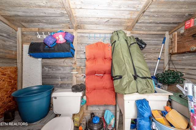 view of storage room