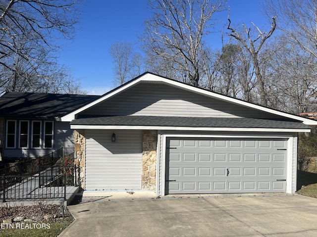 ranch-style house with a garage