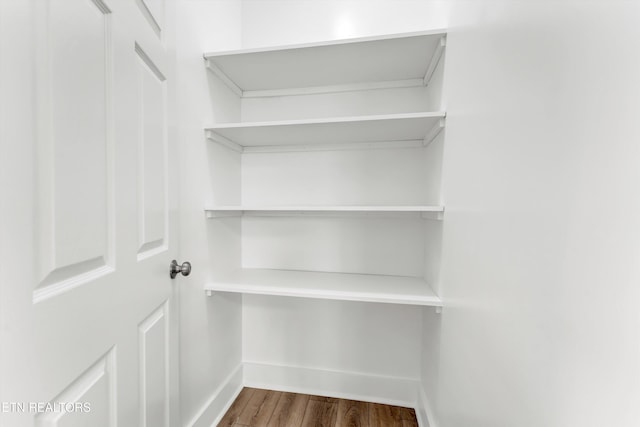 view of closet