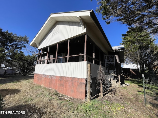 view of side of home