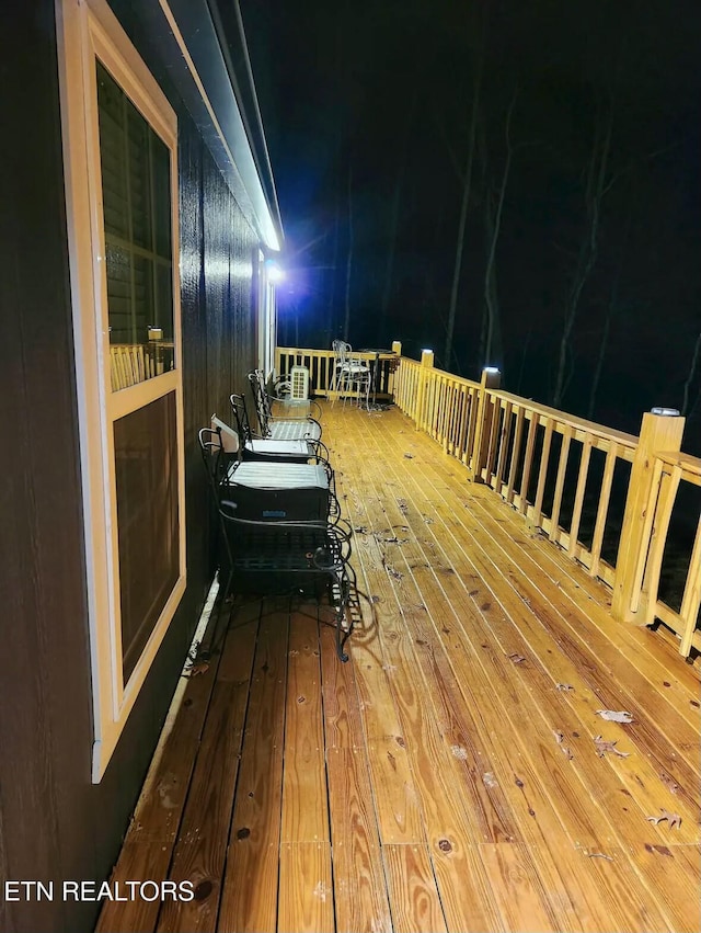 view of deck