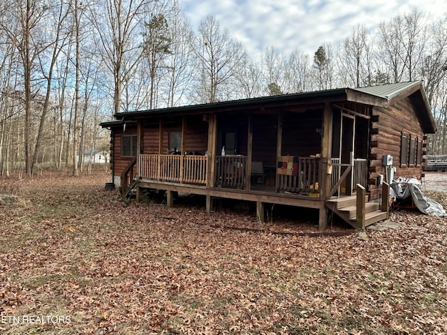 view of back of property