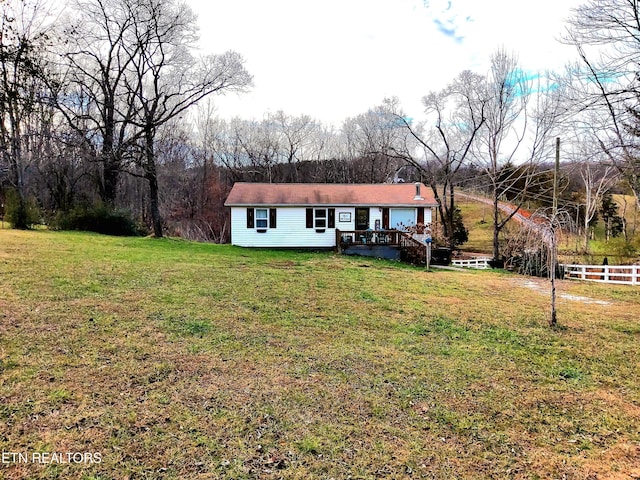 1471 Harold Patterson Rd, Dandridge, TN 37725 - view of front facade featuring a wooden deck