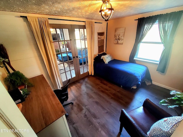 1471 Harold Patterson Rd, Dandridge, TN 37725 - bedroom featuring french doors and wood finished floors