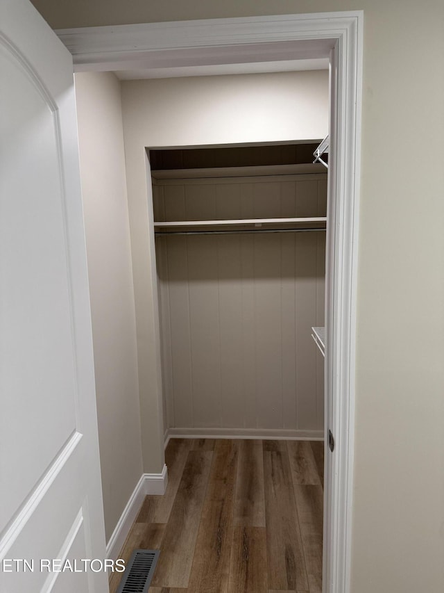 view of closet