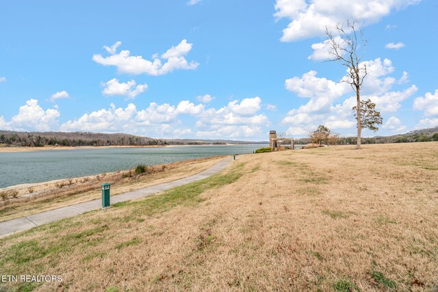 property view of water