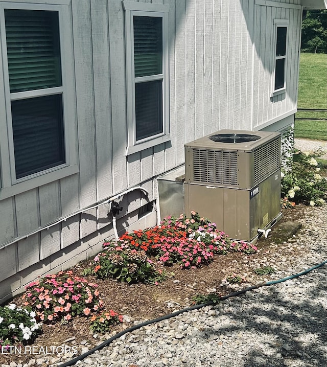 exterior details featuring central air condition unit