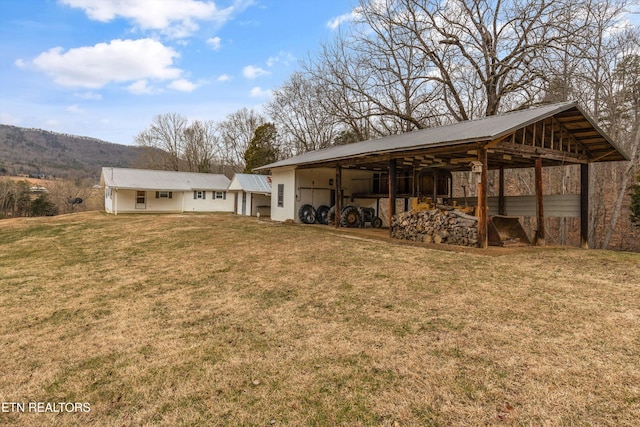 3865 Ballplay Rd, Tellico Plains, TN 37385 - view of yard featuring an outdoor structure