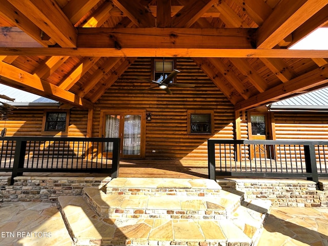 entrance to property with covered porch