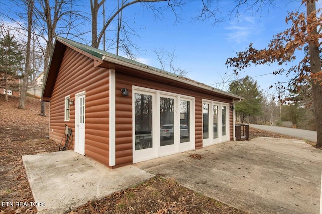 view of home's exterior featuring a patio area