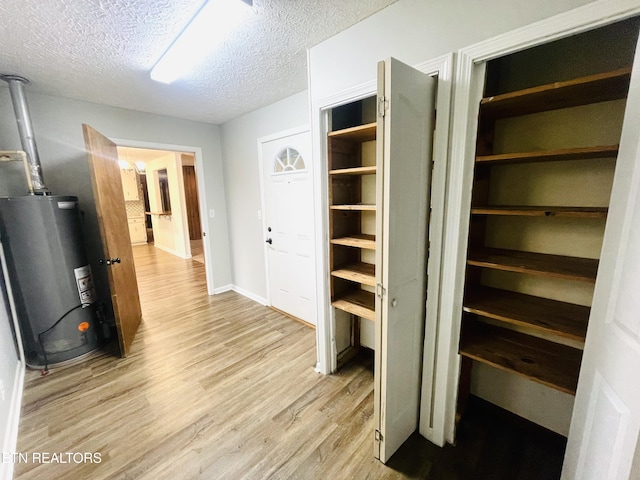 interior space with water heater