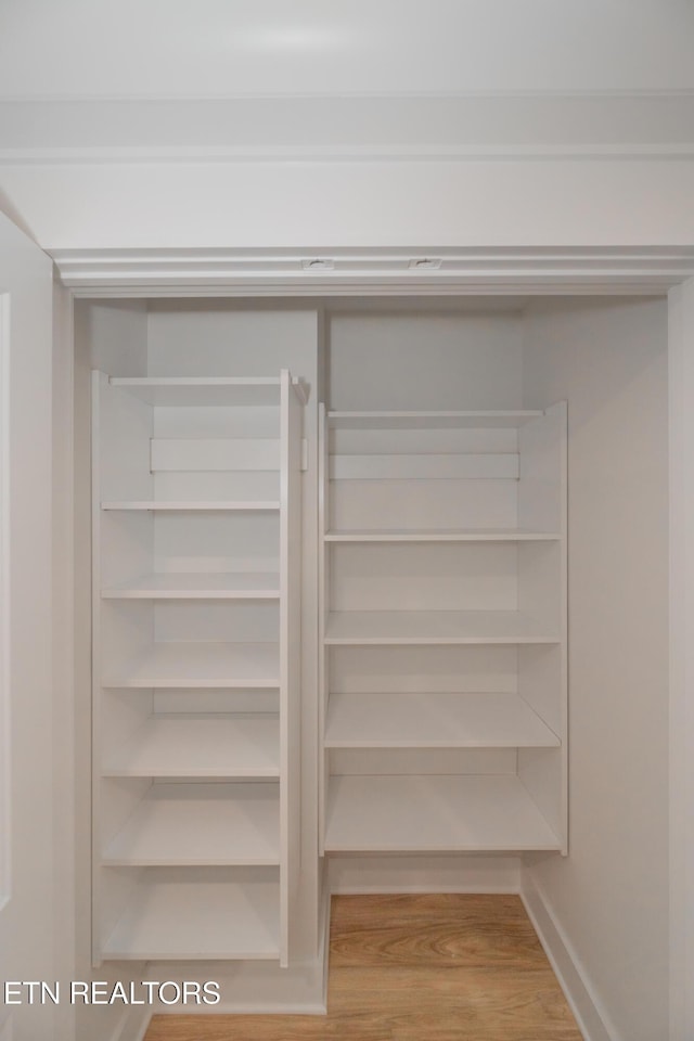 view of closet