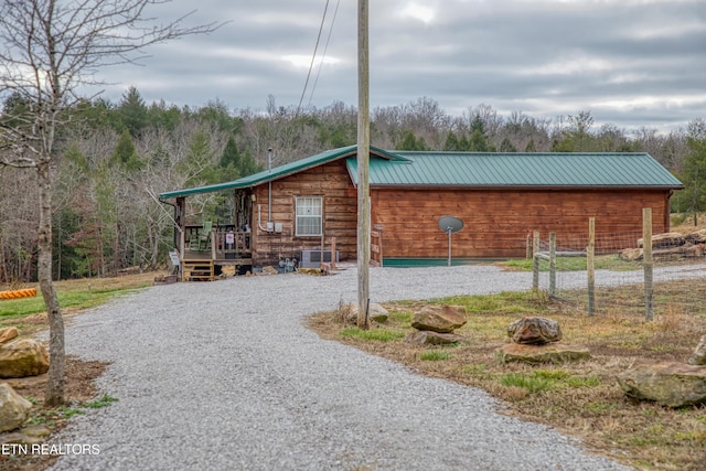 view of side of property