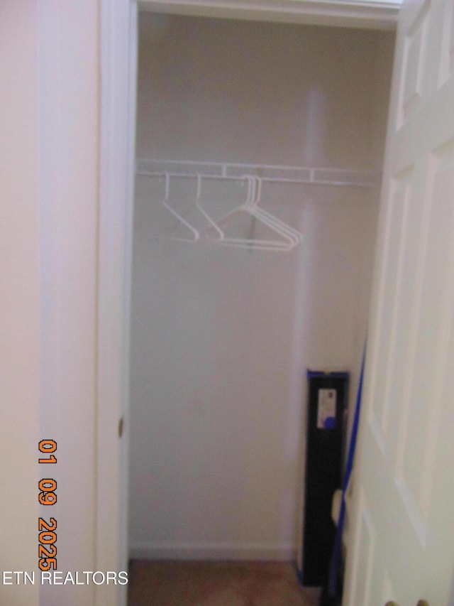 view of closet