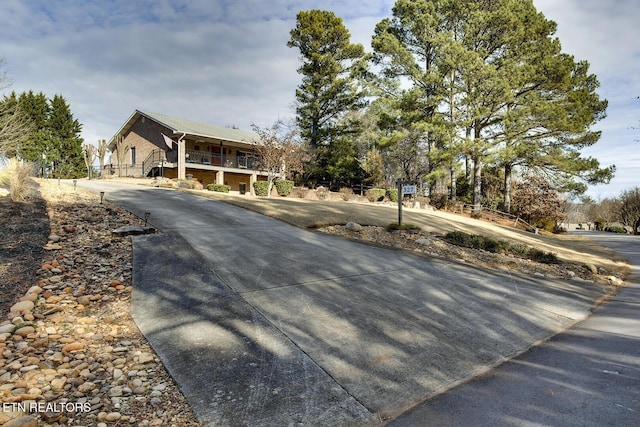 view of front of home