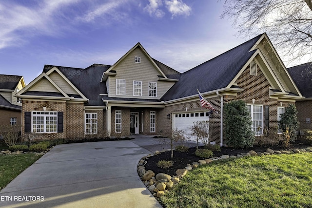 view of craftsman inspired home