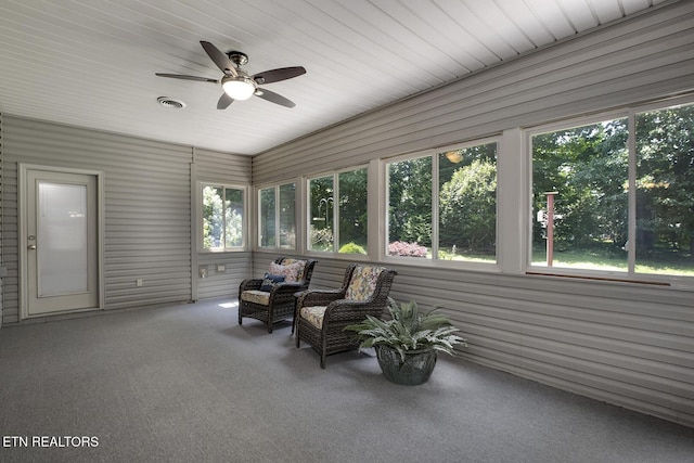 122 Oohleeno Way, Loudon, TN 37774 - sunroom / solarium with a ceiling fan