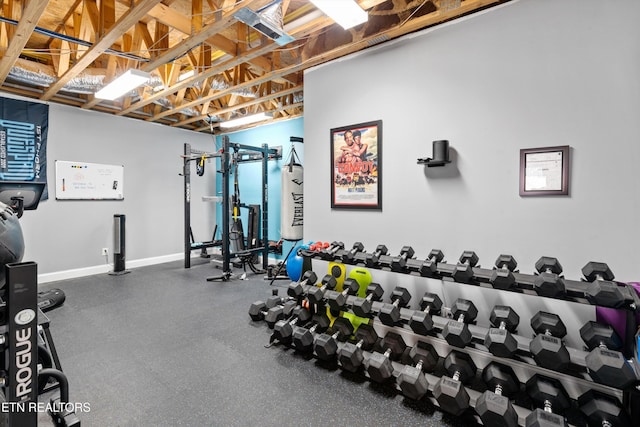 view of exercise room