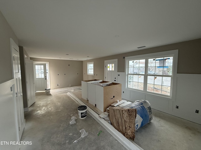 interior space featuring plenty of natural light