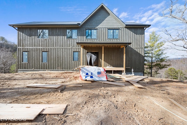 view of rear view of property