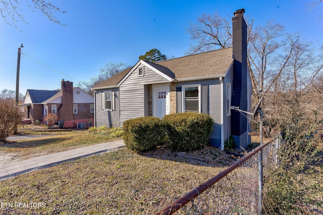 view of bungalow-style home