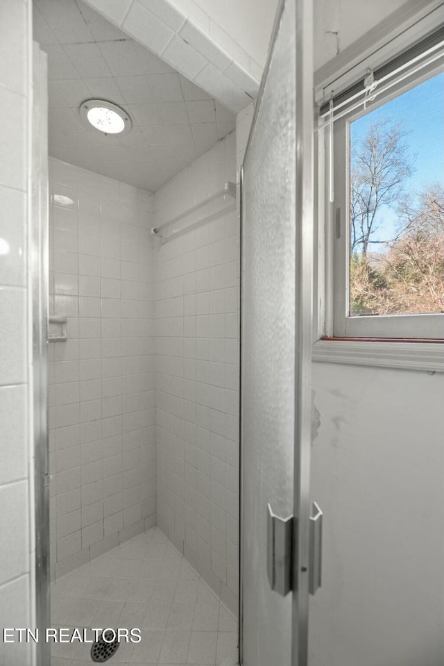 bathroom with walk in shower