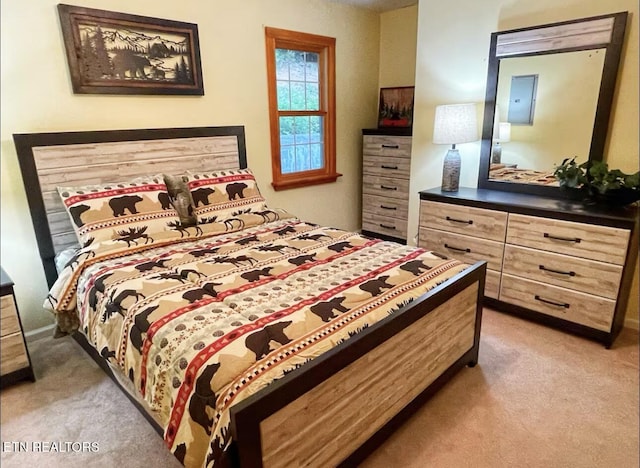 bedroom featuring carpet floors