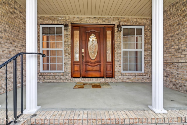 view of entrance to property