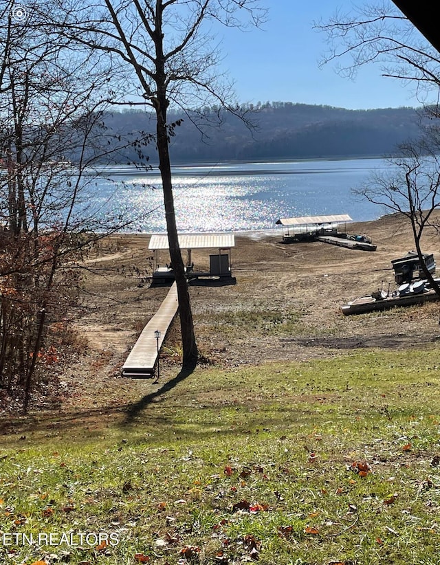 view of water feature