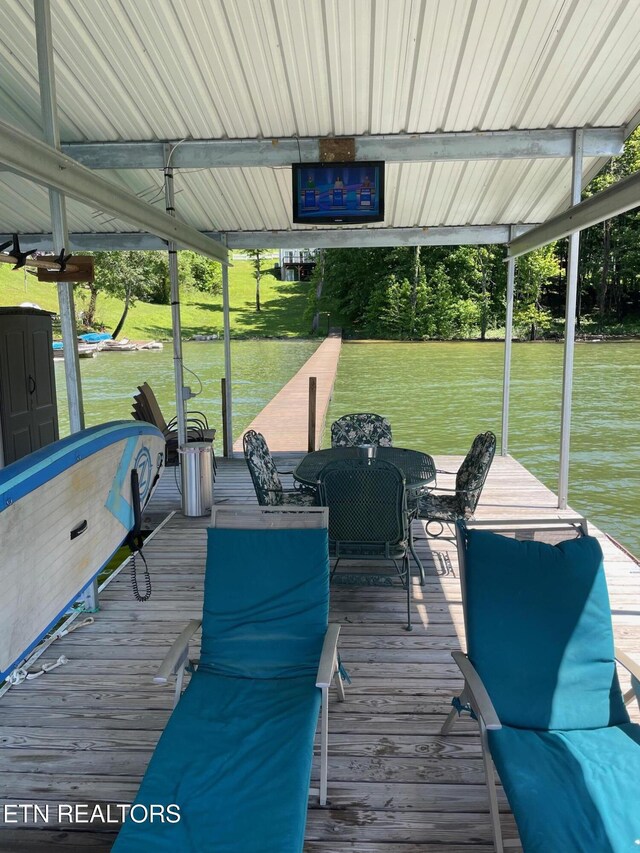 752 Tanglewood Rd, Sharps Chapel, TN 37866 - dock featuring a water view