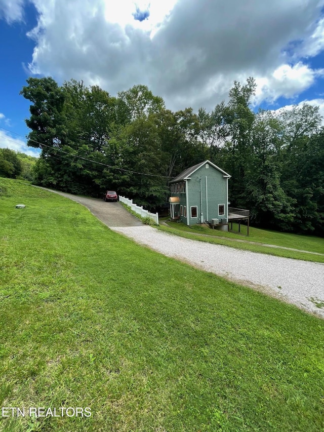 752 Tanglewood Rd, Sharps Chapel, TN 37866 - view of grassy yard with driveway