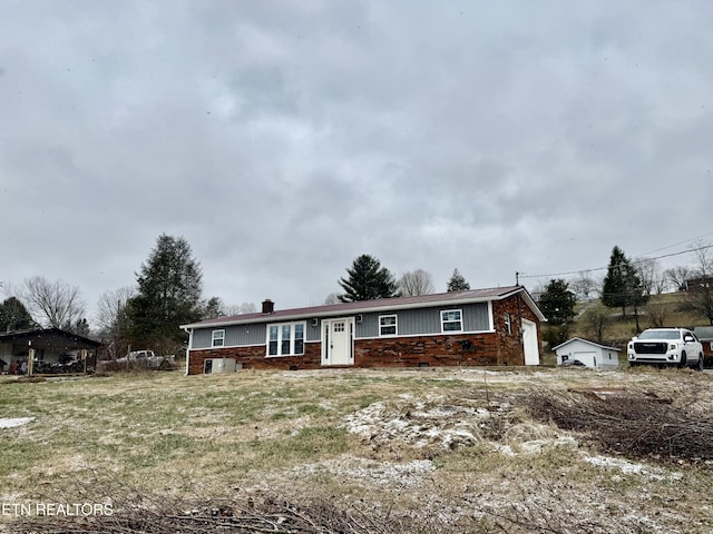 view of front of home