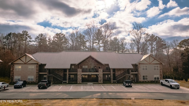 view of tudor home