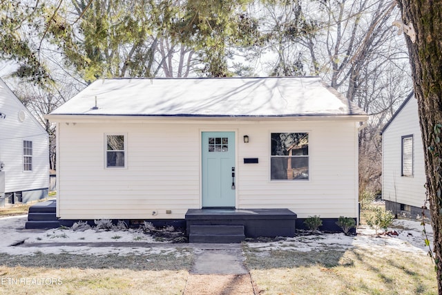 view of front of home