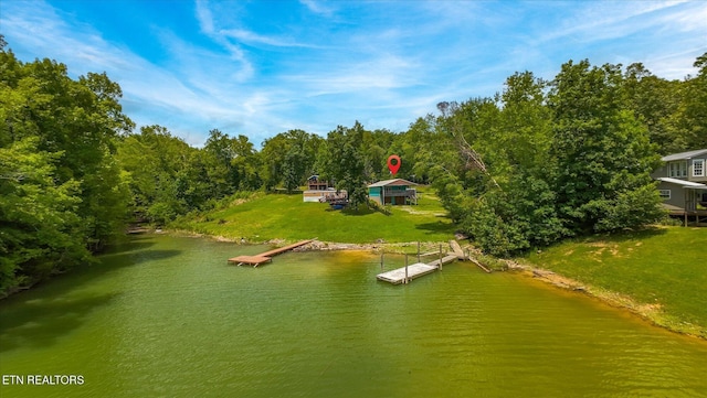 1429 Sunbeam Ln, Dandridge, TN 37725 - aerial view of a large body of water