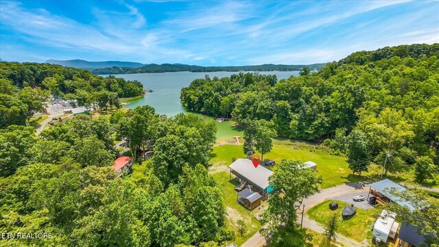 1429 Sunbeam Ln, Dandridge, TN 37725 - bird's eye view of a large body of water