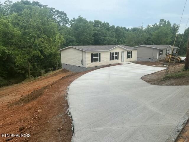 view of front of home