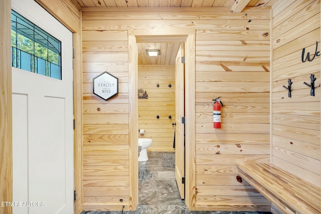 view of sauna / steam room