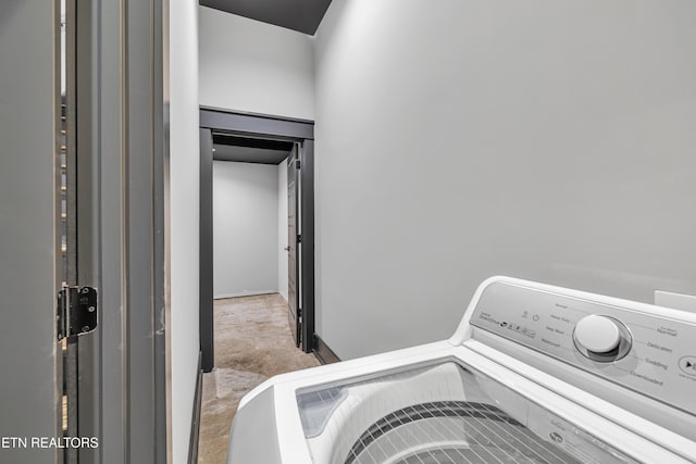 laundry area with washer / dryer