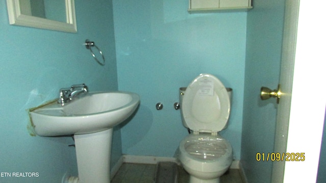 bathroom with toilet