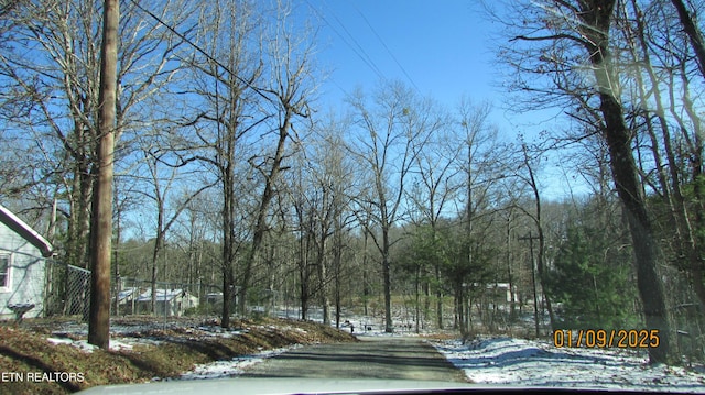 view of road