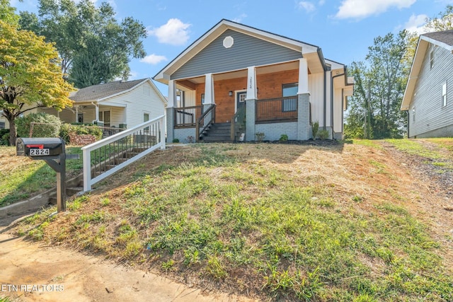 view of front of house featuring a porch