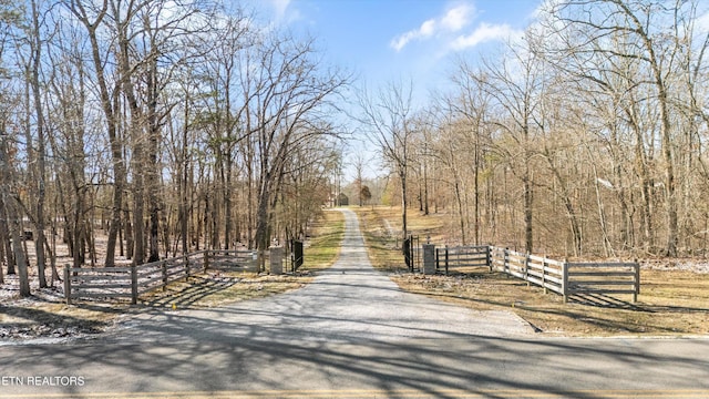 view of road