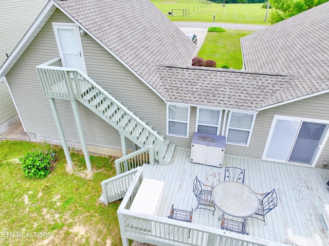 view of deck