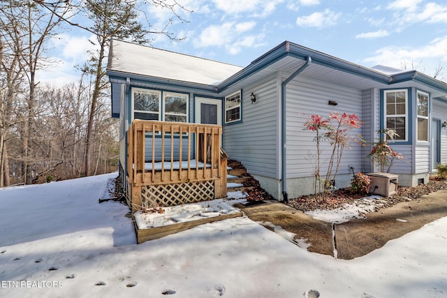 view of front of home