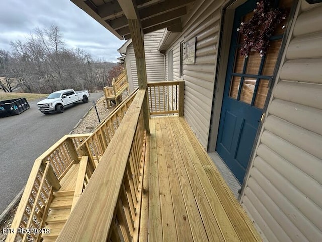 view of deck