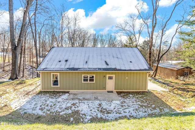 view of back of property